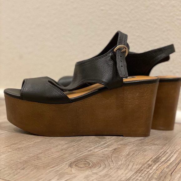 Nine West Edge Women's Platform Wedge Sandals - Picture 4 of 5
